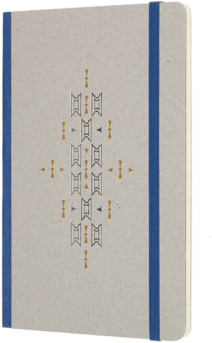 5 x 8.25 Hard Cover Plain//Blank Moleskine Limited Collection Time Notebook Large